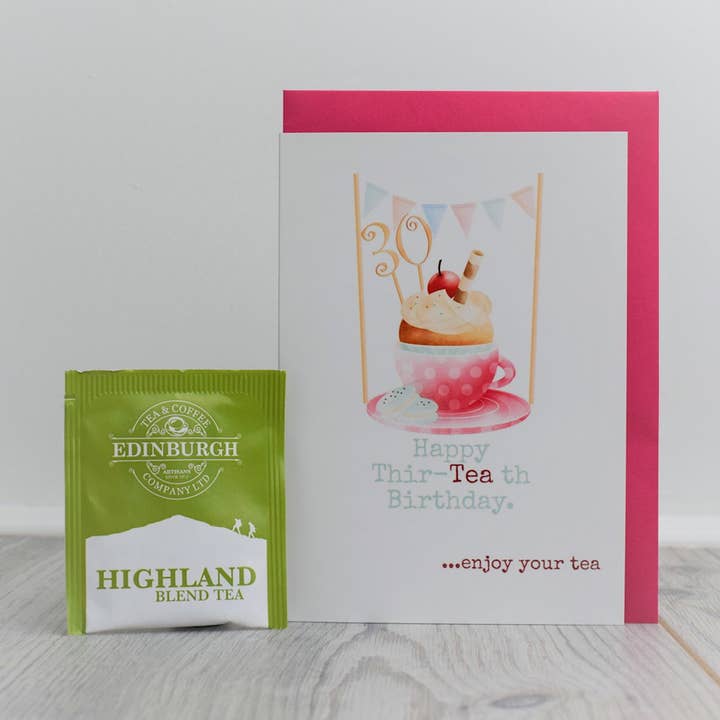 Tarjeta de felicitación Teabag - TEA-103 para venta al por mayor de Smith & Ross Designs