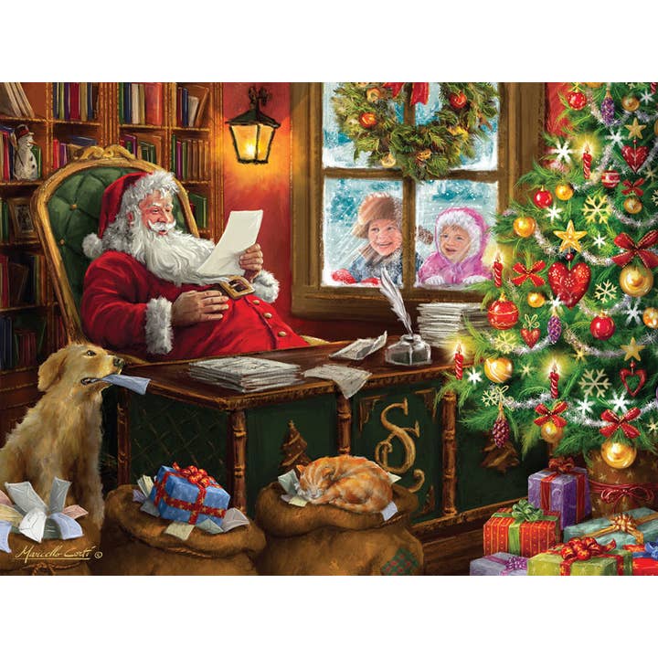 Dear Santa 550 Piece Christmas Puzzle for wholesale by Heritage Puzzle
