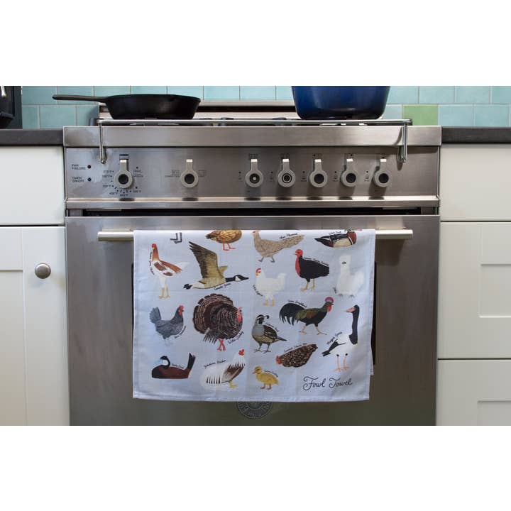 Unemployed Philosophers Guild - Wholesale Tea Towel - Fowl Towel2