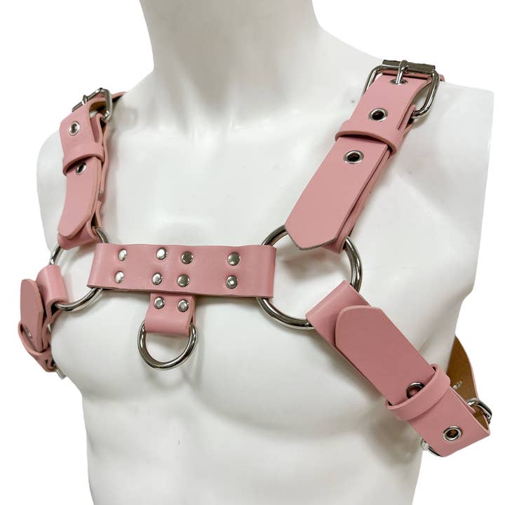 FH155D VEGAN -D BAGUE MILIEU 4 BOUCLES FAIT MAIN pour la vente par Funk Plus