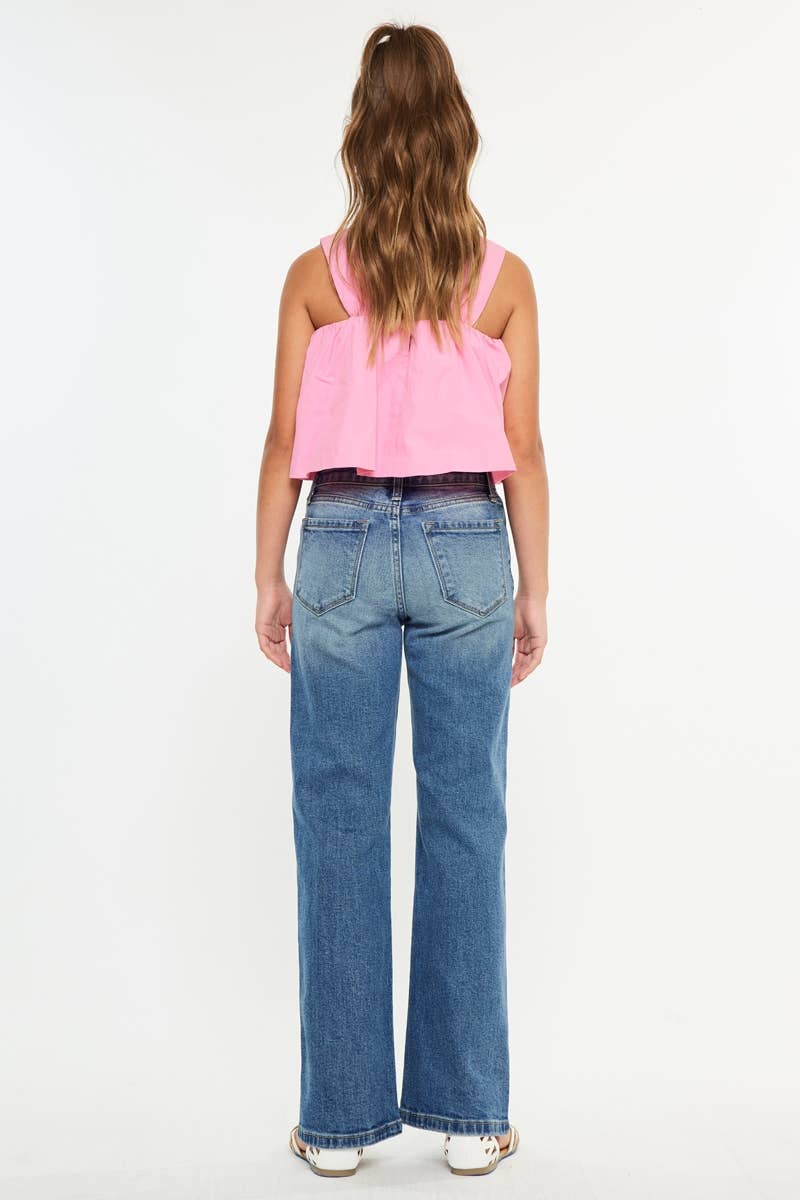 MEDIUM YOUTH  HIGH RISE 90’S FLARE JEANS-YC2578M for wholesale on Faire6