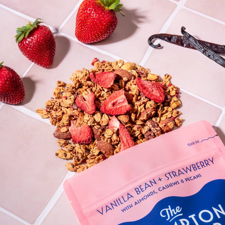 The Hampton Grocer Granola - Wholesale Granola - LIMITED BATCH: Vanilla Bean Strawberry Granola0