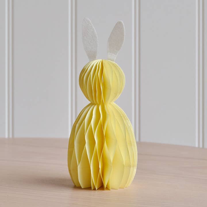Yellow Paper Easter Bunny for wholesale by We Love Seasons Ltd