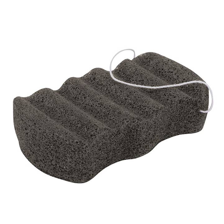 Konjac Body Sponge - Charcoal for wholesale by Bella Sleep + Spa