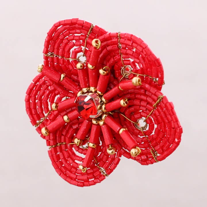 Floral Beaded Earrings for wholesale by Sonata