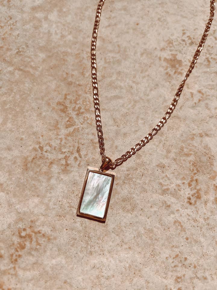 Mother of Pearl Necklace for wholesale by Kona Designs