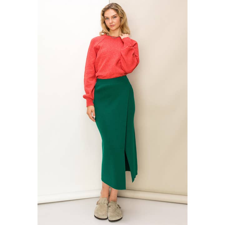 HYFVE - Wholesale Knit Sweater - Women's - DZ23G332-Raglan-sleeve Sweater