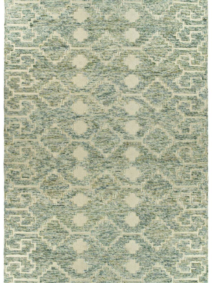 Radiance Collection Green 5'x7'9" Rectangle Area Rug for wholesale by contempo fashion