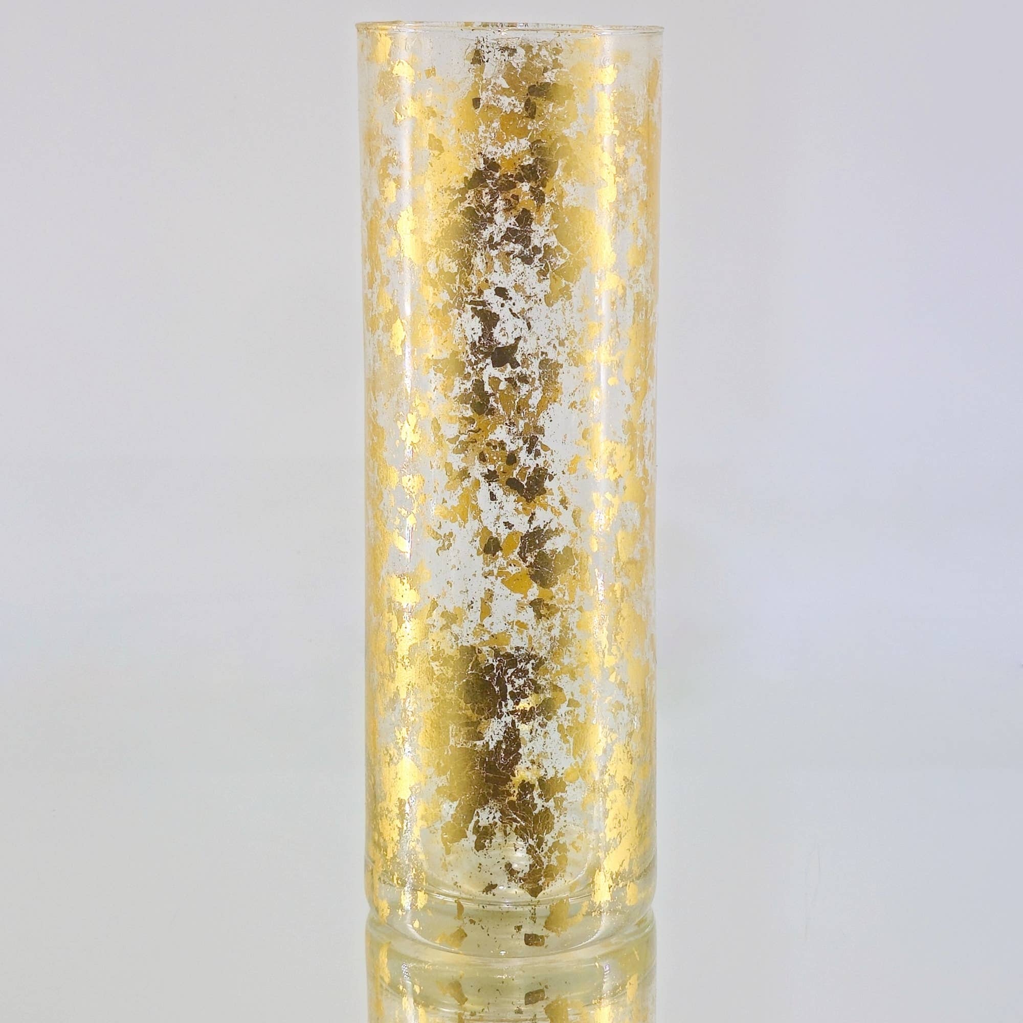 RED POMEGRANATE COLLECTION – wholesale Vase – THASSOS Gilded Cylinder Flower Vases5