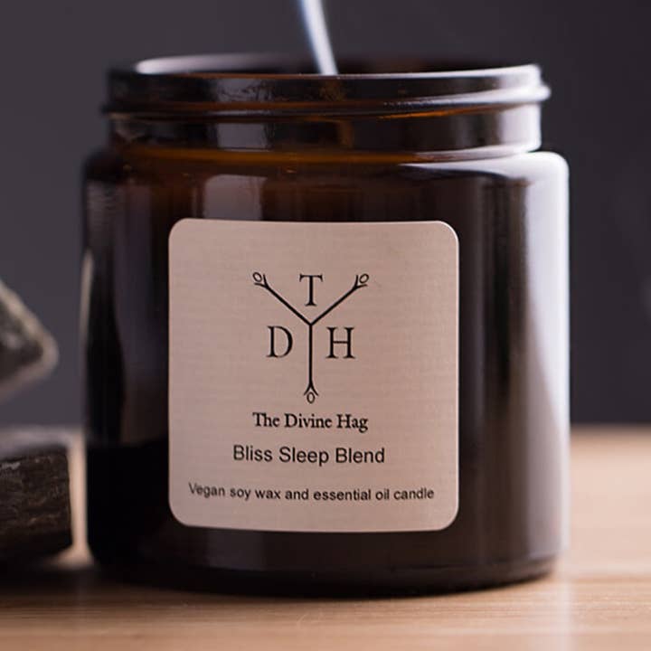 Bliss Sleep Aromaterapi stearinlys for engroshandel hos The Divine Hag Ltd