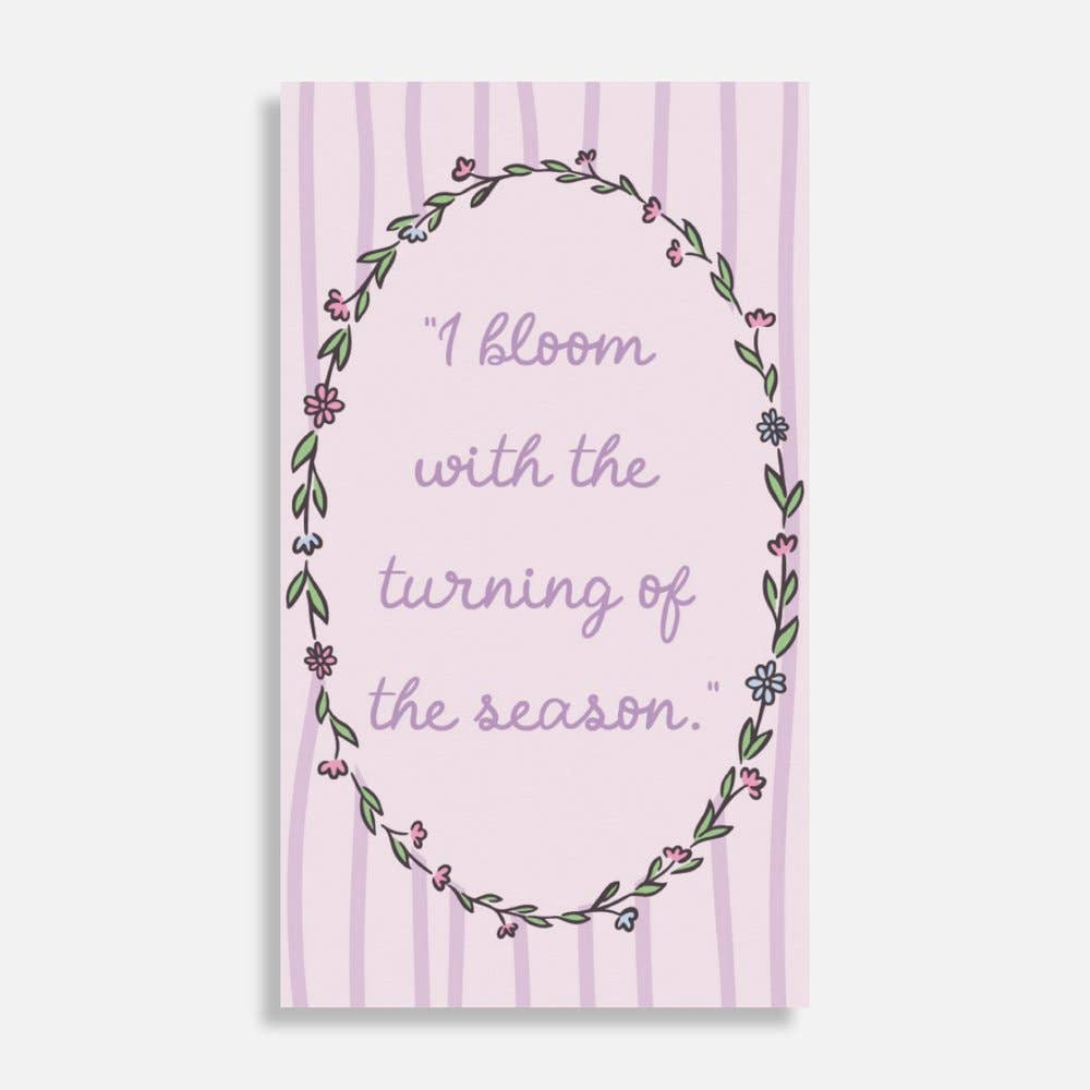 Ghost Poppy - Wholesale Tarot Cards - Spring Spell Cards2