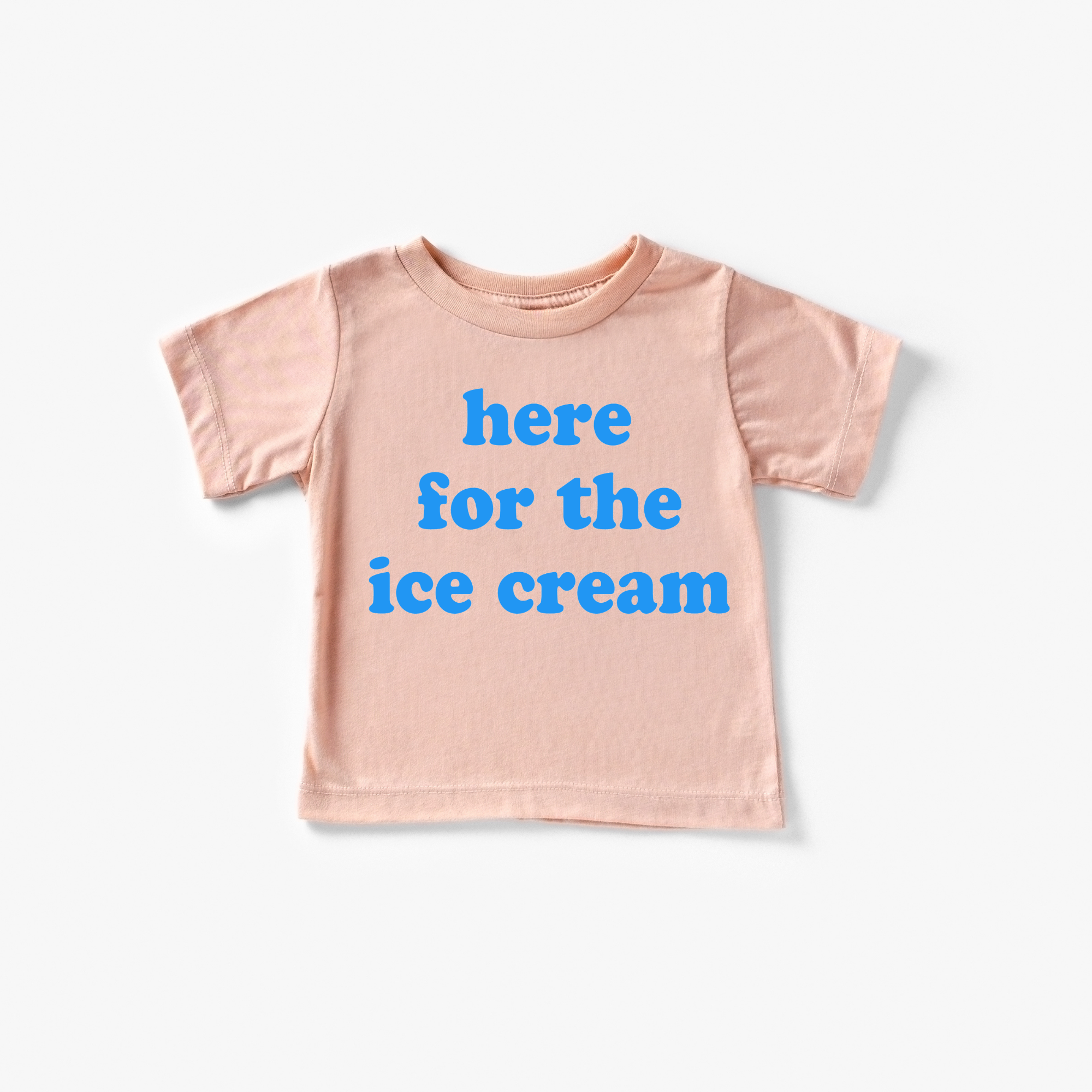 Benny & Ray Apparel - Wholesale Screen Printed T-Shirt - Kids - Here for the Ice Cream! Toddler and Youth Summer Shirt22