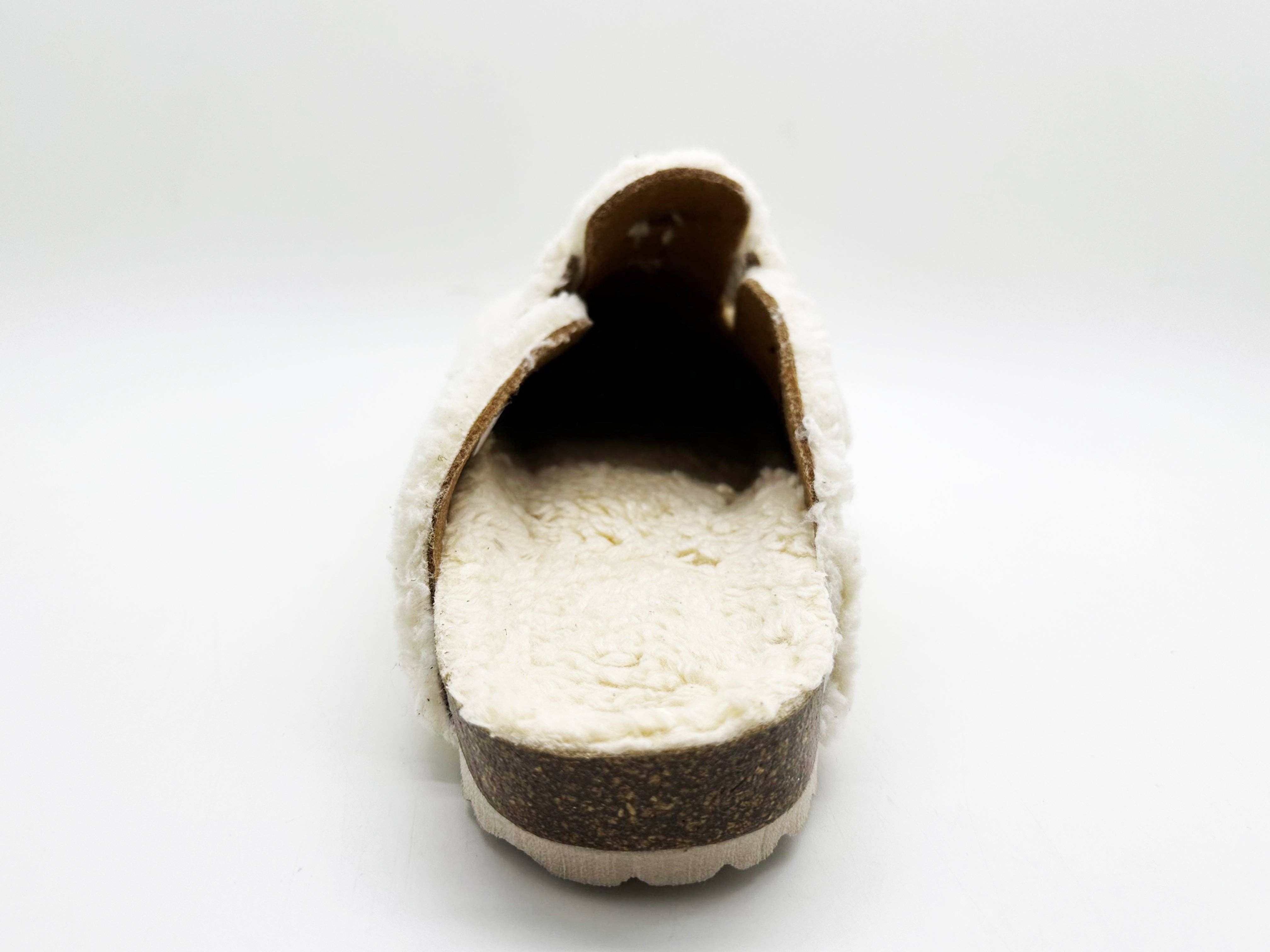 thies - Wholesale Klompen - Dames - thies 1856 ® eco teddy vegan klompen in off-white3