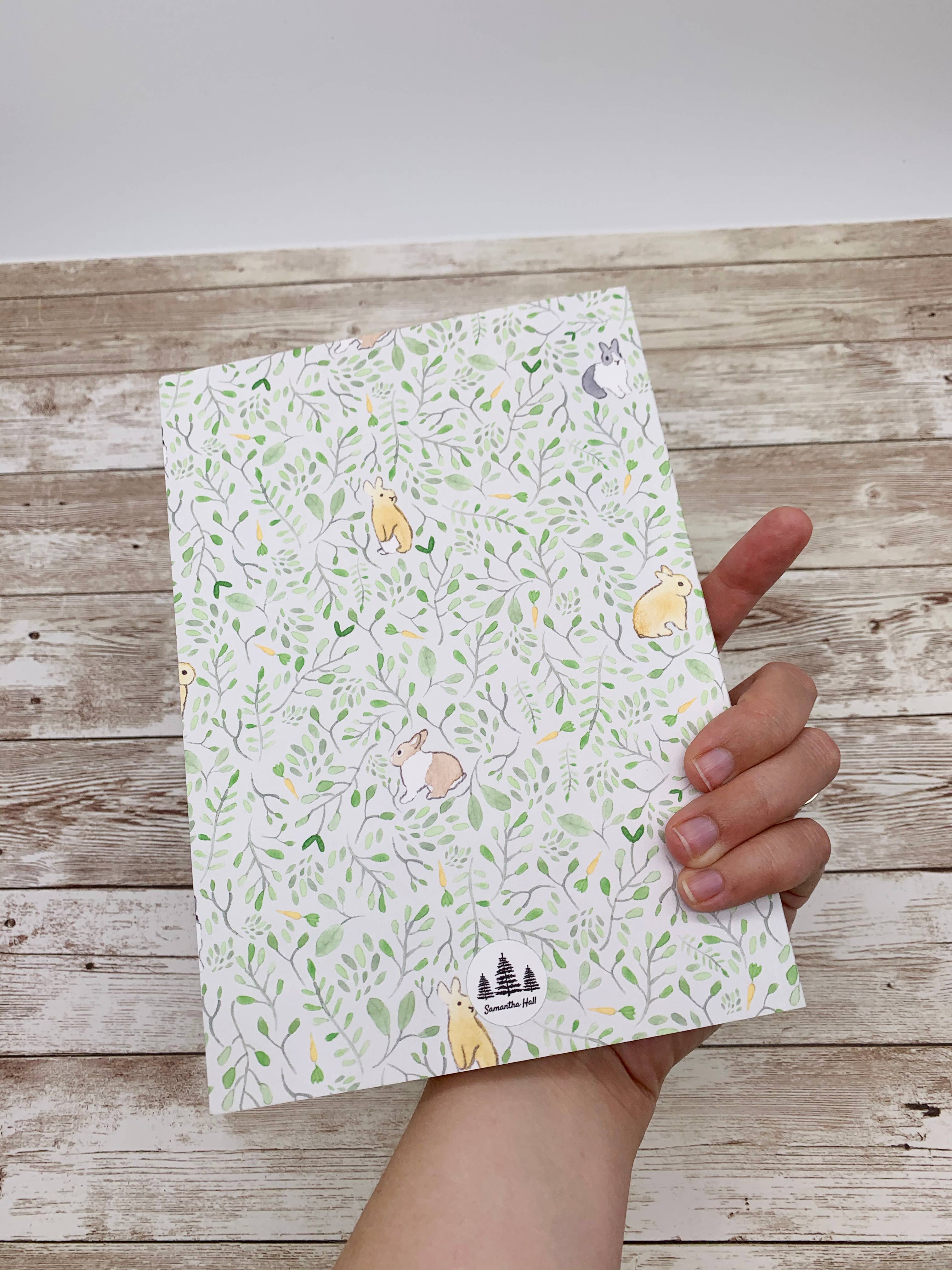 Samantha Hall Designs – Caderno por atacado – Caderno A5 Rabbit6