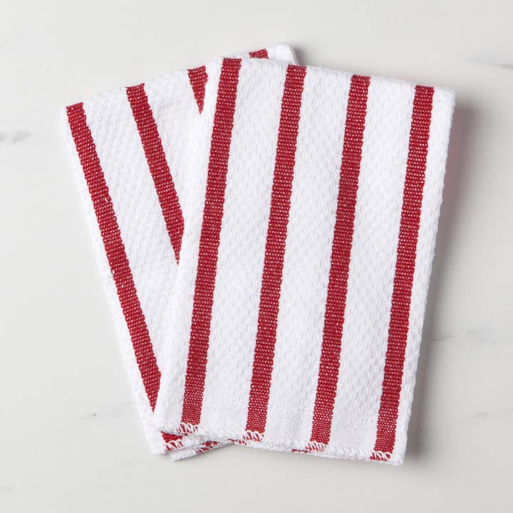 Now Designs by Danica - Wholesale Dishcloth - Basketweave Red Dishcloths Set of 20