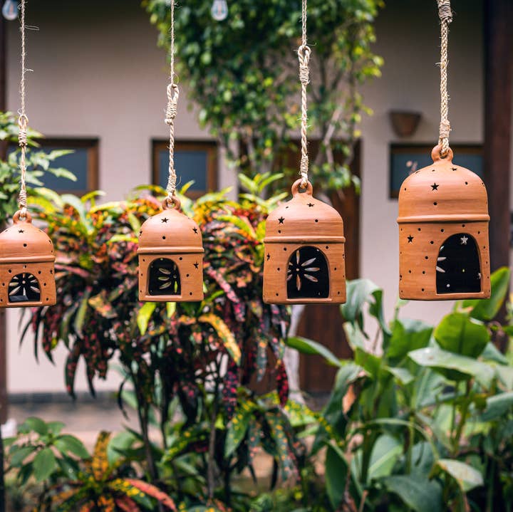 Women of the Cloud Forest - Wholesale Lantern - Traditional Ceramic Lantern3