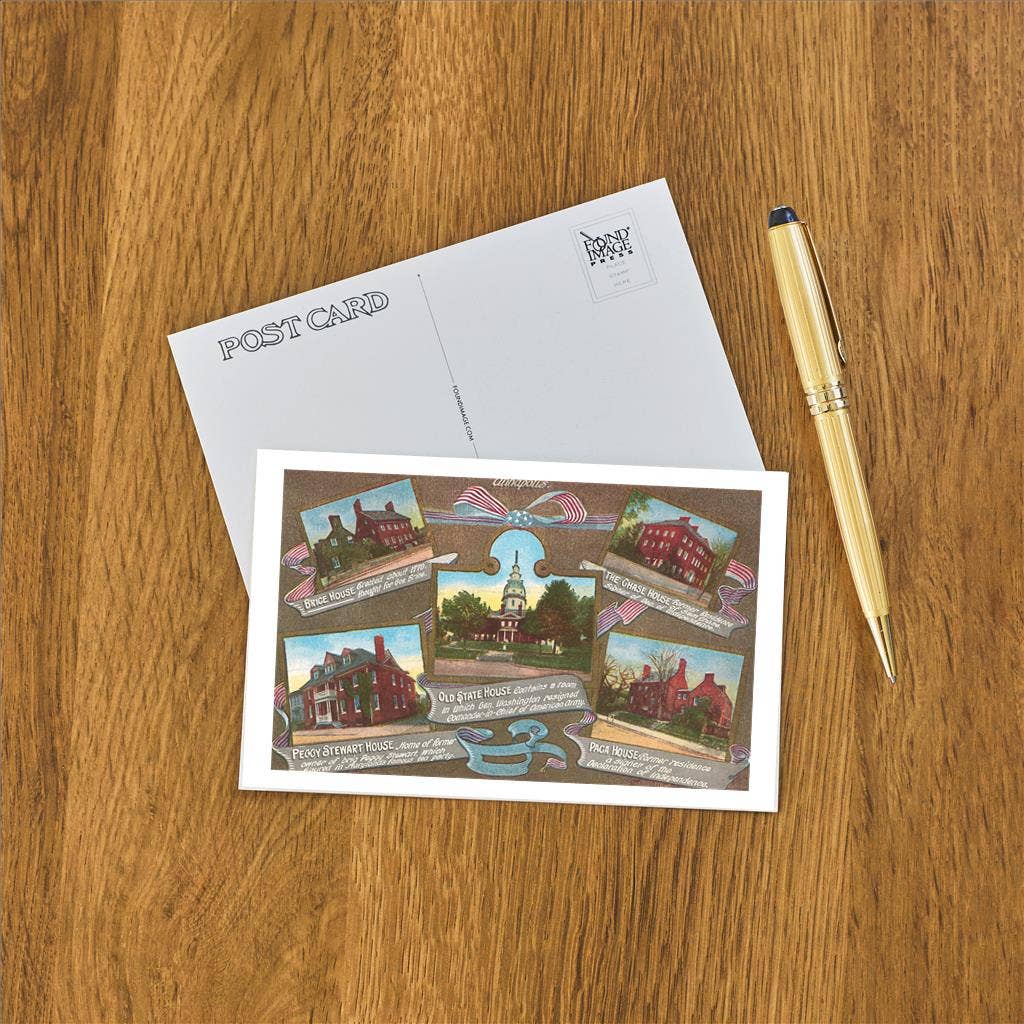 Found Image Press - Vendita all'ingrosso Cartoline - Cartolina MD-129 Case di Annapolis1