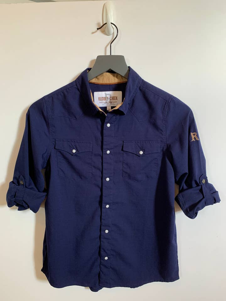 Rumsey Creek Clothing - Wholesale Button Down Shirt - Men's - Reata Long Sleeve - Classic Fit