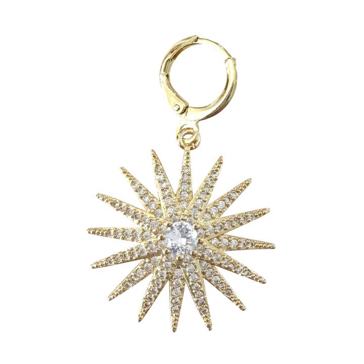 Gemelli - Wholesale Individual Charm/Pendant - CZ Star Scarf Charm - Superstar0