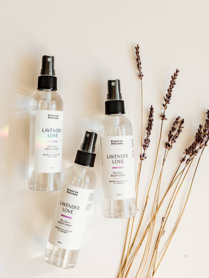 Lavender Love ~ Pillow + Room Spray for wholesale by Prairie Potions