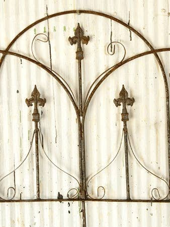3 Arch Fence in Natural Rust No Finish for wholesale by Garden Iron And More