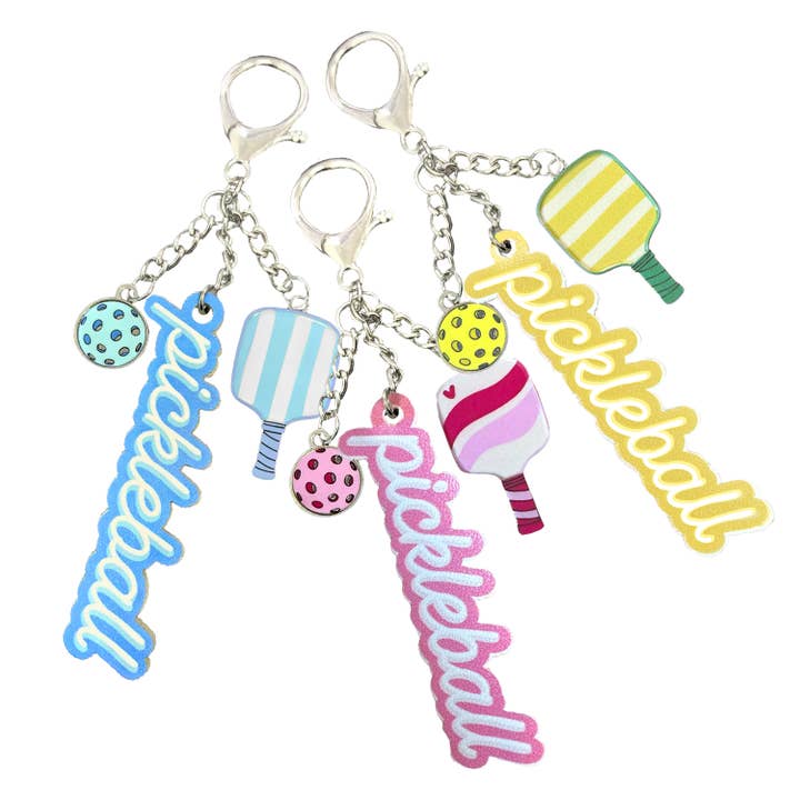 Pickleball Keyrings for wholesale by Streamline