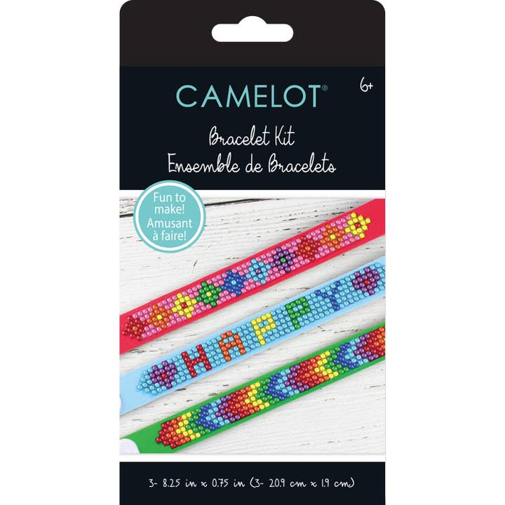 Kit Pulseira de Pintura de Diamante Rainbow Happiness por atacado de Camelot
