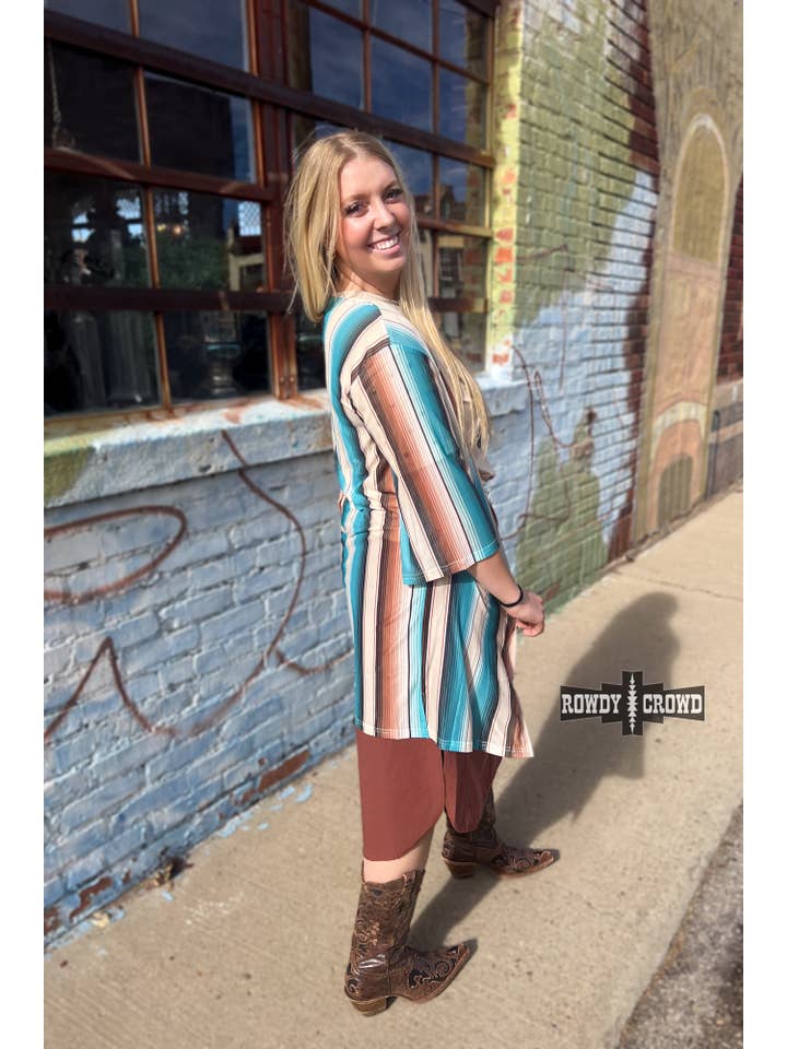 Rowdy Crowd Clothing - Wholesale Kimono - Women's - Stoney Serape Duster