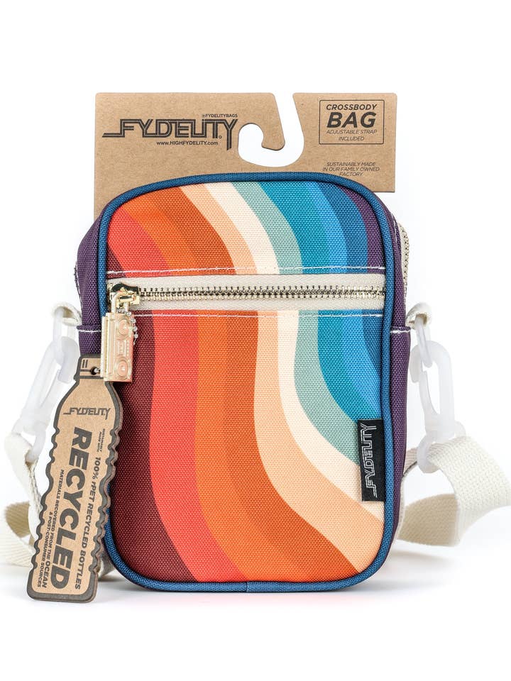 88689: Mini Brick Bag | Recycled rPET | Groovy for wholesale by Fydelity