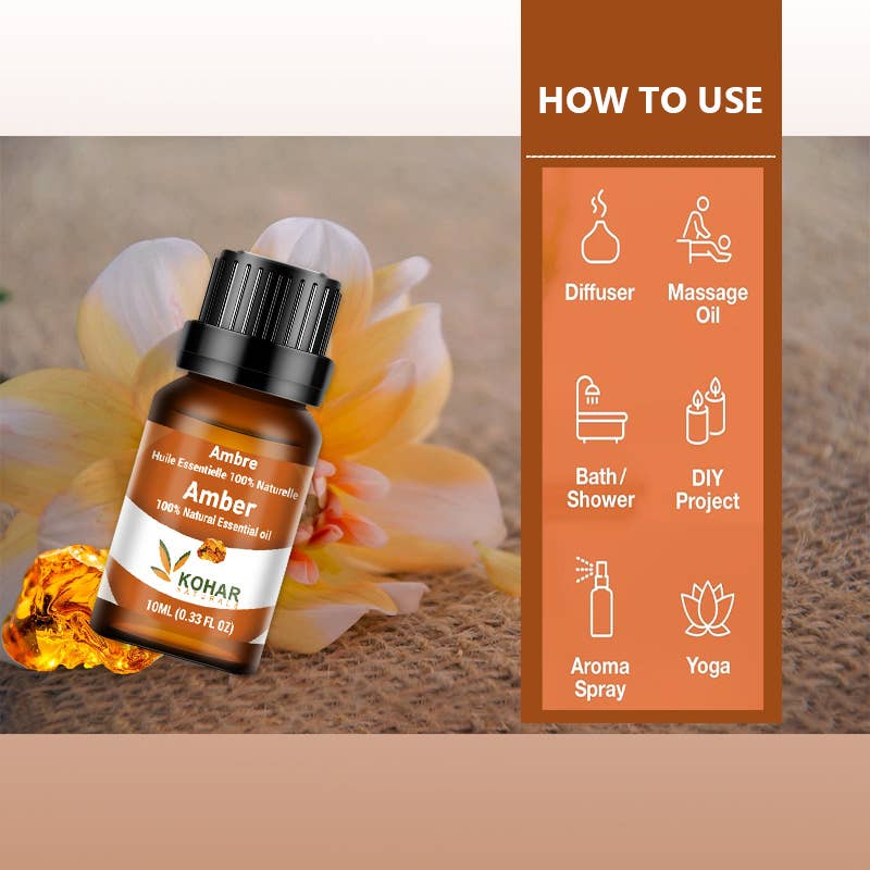 KOHAR NATURALS - Wholesale Essential Oil - Amber Essential Oil 10 ml4