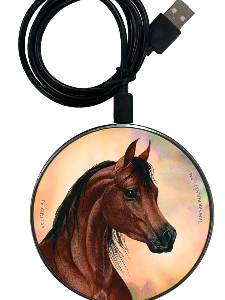 Arabian Horse Bay - Zoomies Phone Charger for wholesale by Pet Gifts USA, LLC