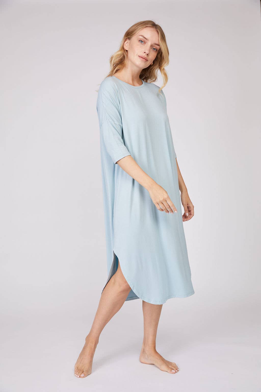 Pure Fiber - Wholesale Lounge Top - Women's - Bamboo Full Body Shirt – Soft, Relaxed Fit Lounge Dress8