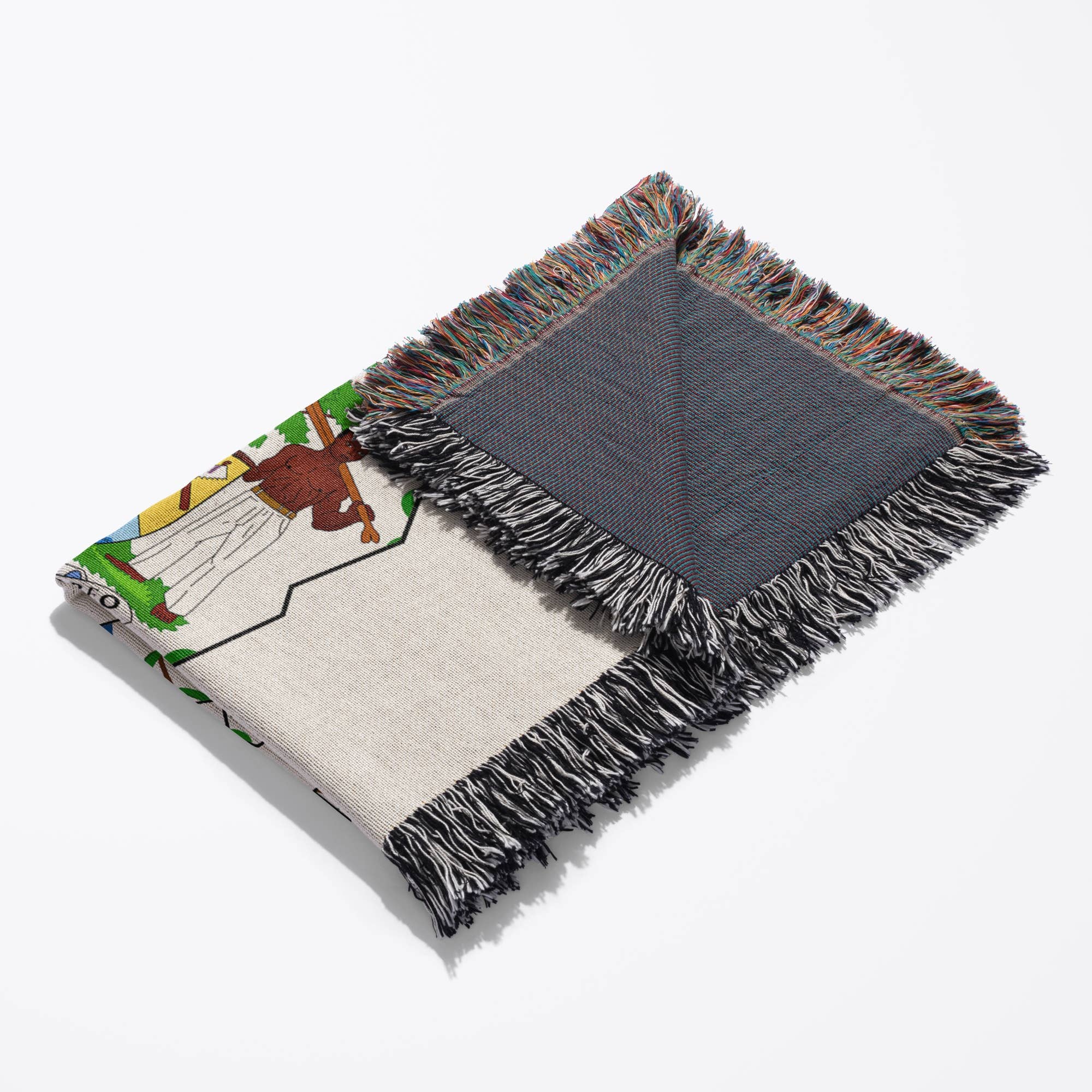 3dRose - Wholesale Throw Blanket - 3dRose, The flag of Belize in the outline map and name of the country of Belize, Blanket3