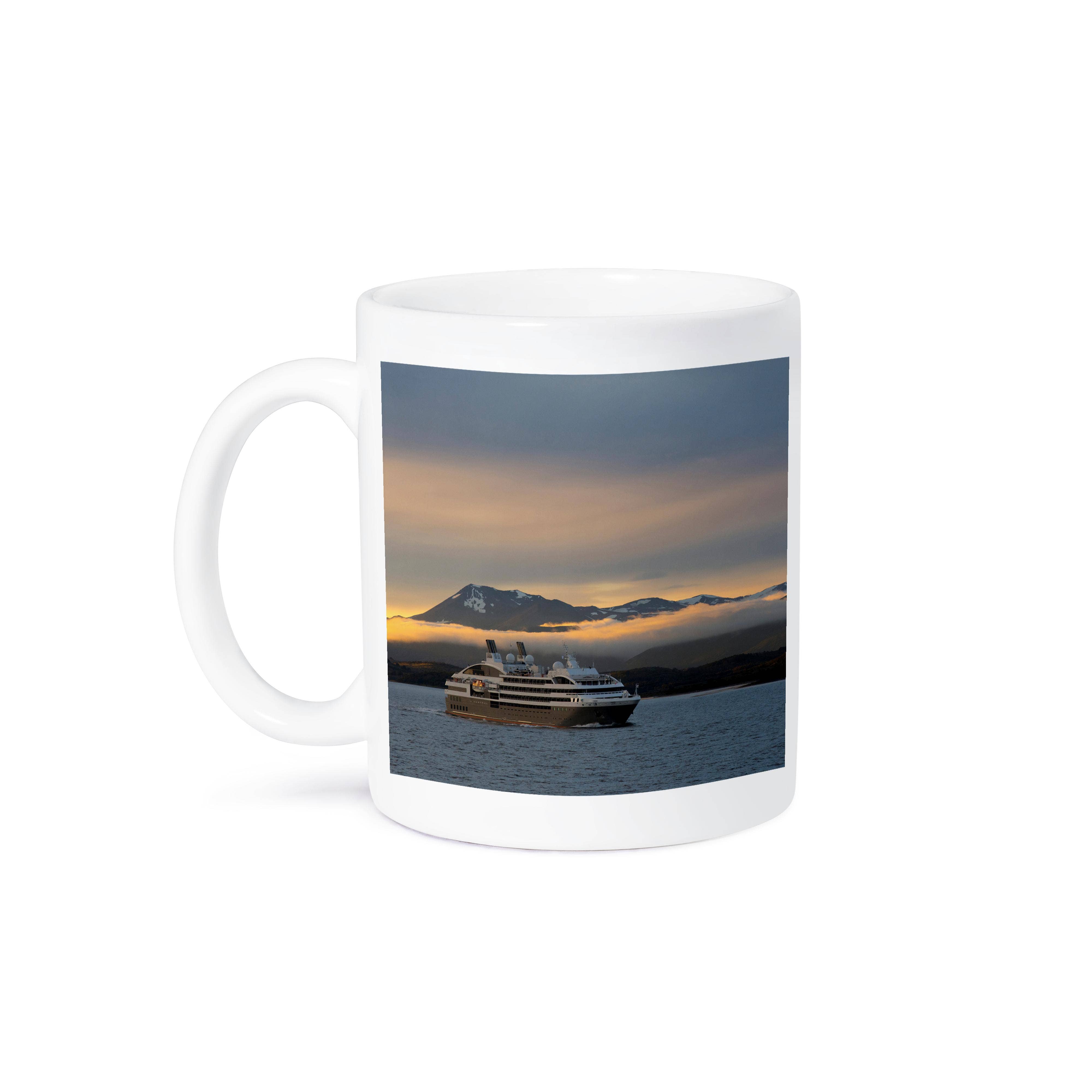 3dRose - Wholesale Coffee Mug - 3dRose, Argentina. Tierra del Fuego. Cruise ship going through the channel., Mug8