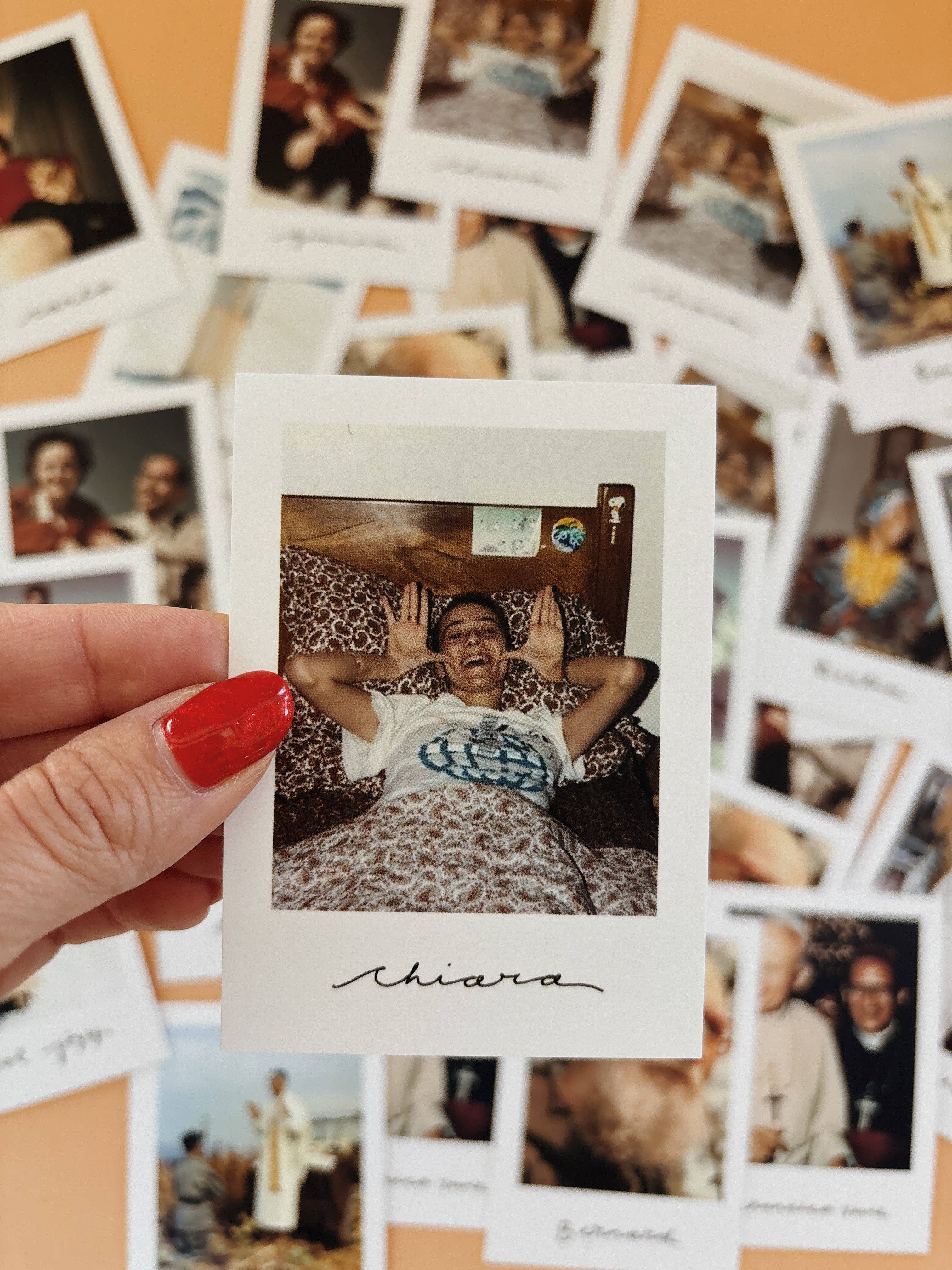 January Jane Shop - Wholesale Religious Card - Saint Polaroid Minis Color Pack6