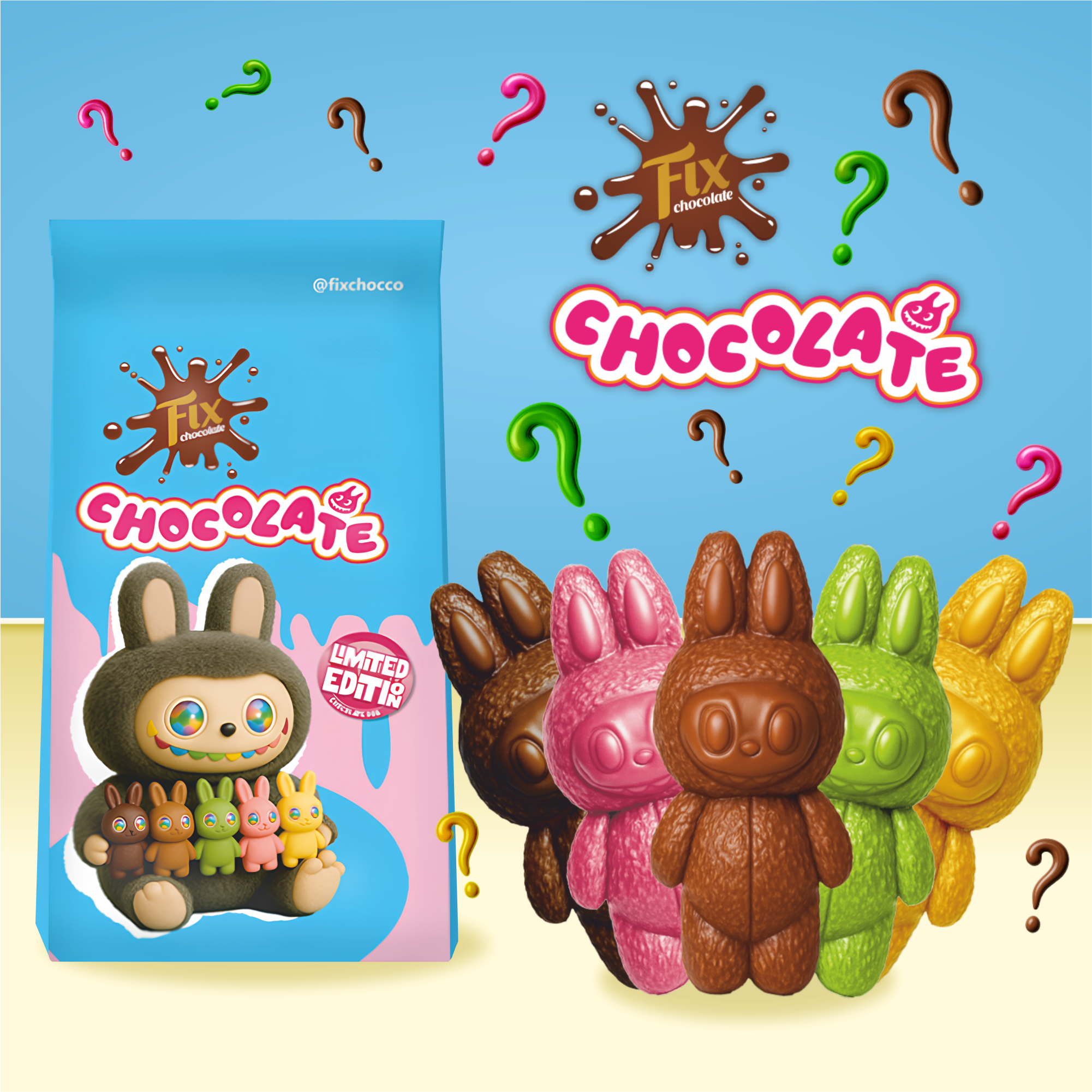 Aladdin – wholesale Chocolate bar – Fix Chocolate Mystery Bunny  Turkish Limited Edition Treat3