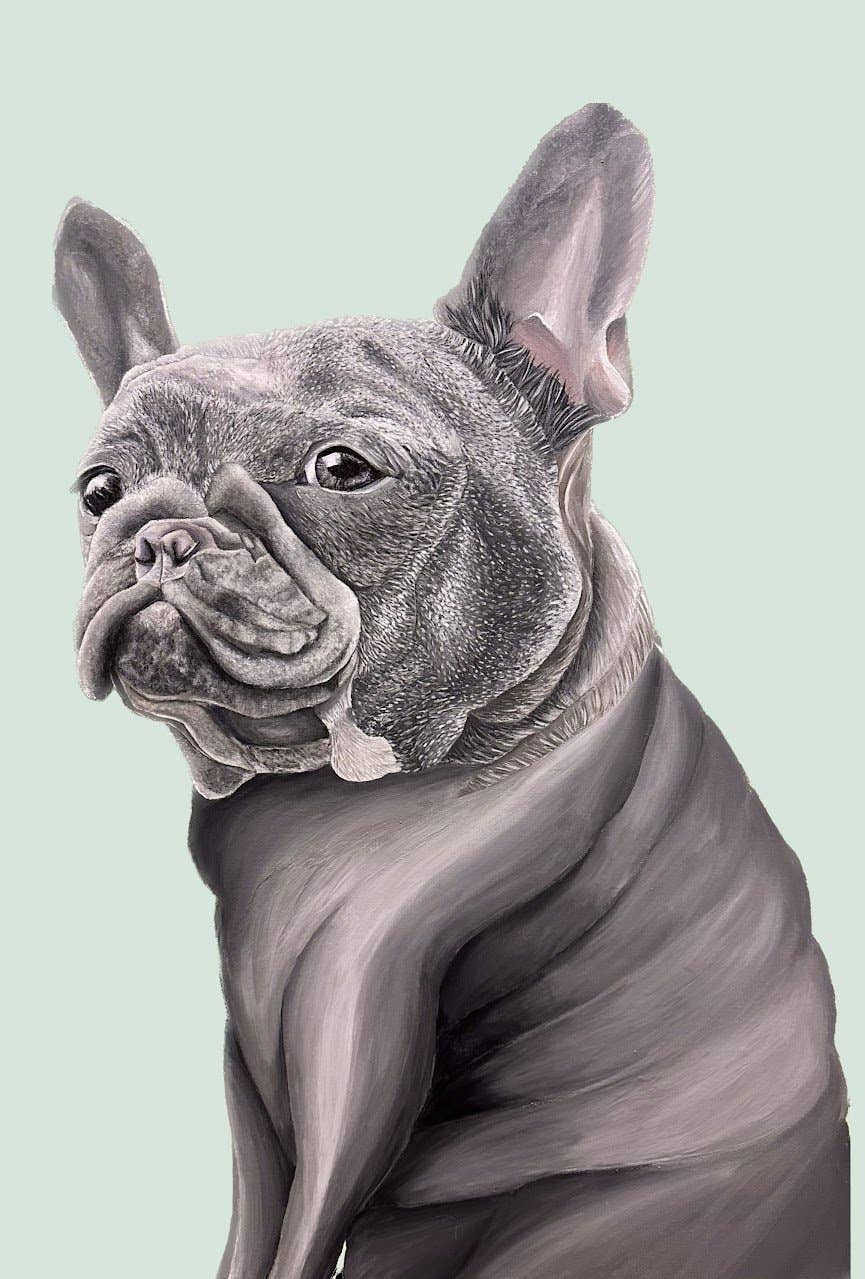 Audrey Gale + Art - Wholesale Art Print - French Bulldog Art Print