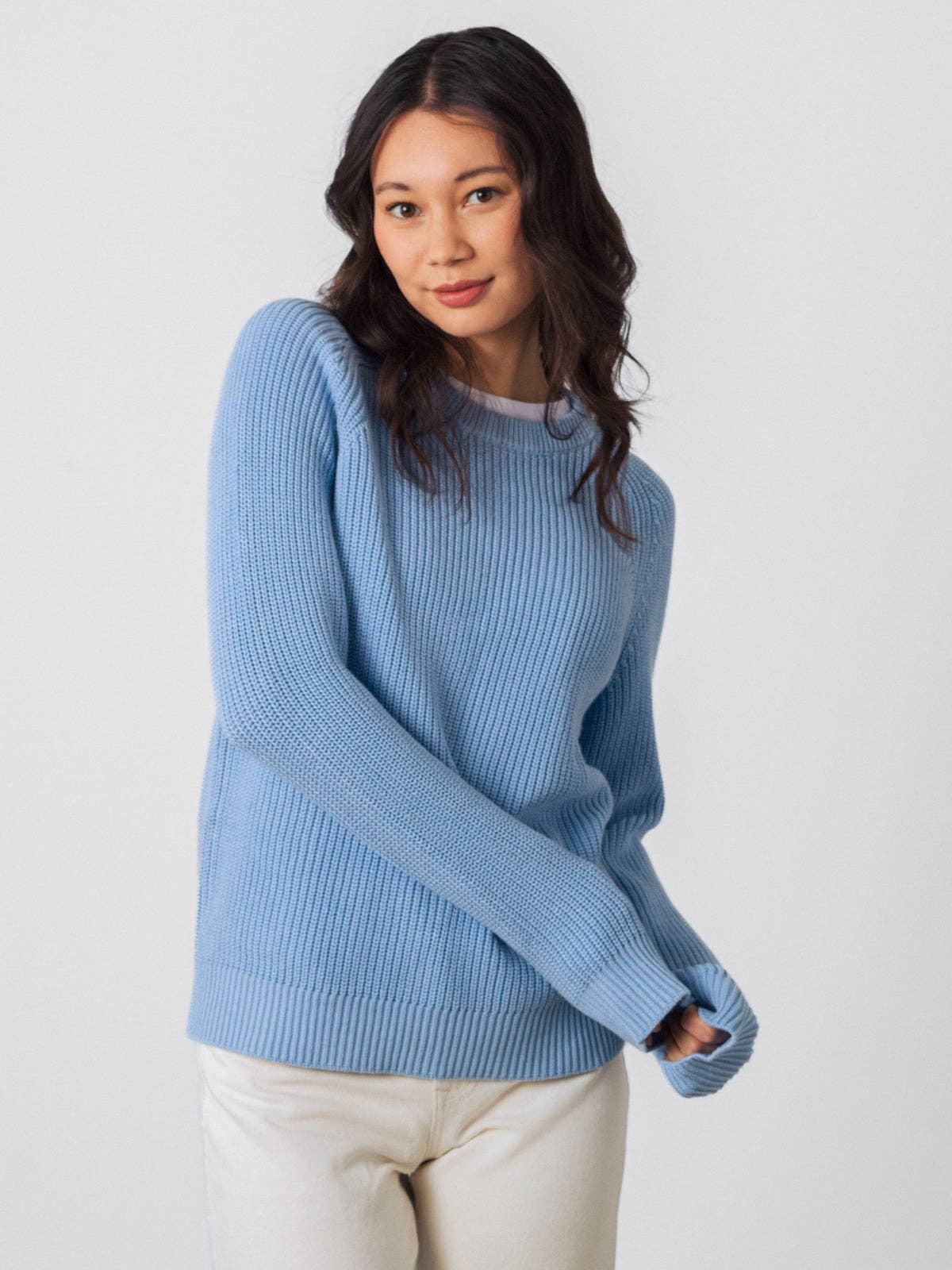 Honest Basics – wholesale Knitted jumper – Women′s – Heavy Knit Jumper Women2