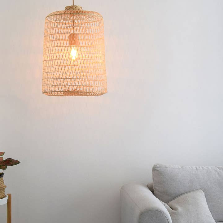 Lanna Passa - Vendita all'ingrosso Lampadario/lampada a sospensione - Cestino per trappola da pesca asiatica riutilizzato Bamboo Light1