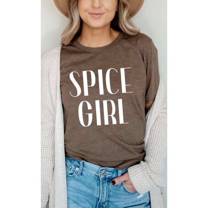 Simple Spice Girl Graphic Tee for wholesale by Kissed Apparel