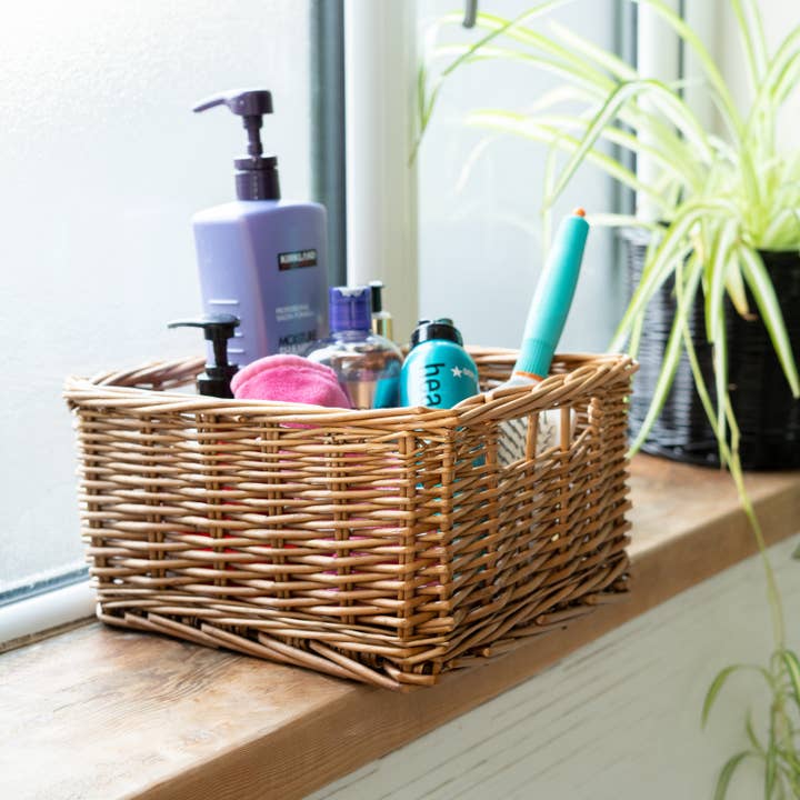 Arthur Cameron – wholesale Basket – Natural Rectangular Wicker Storage Basket Tray