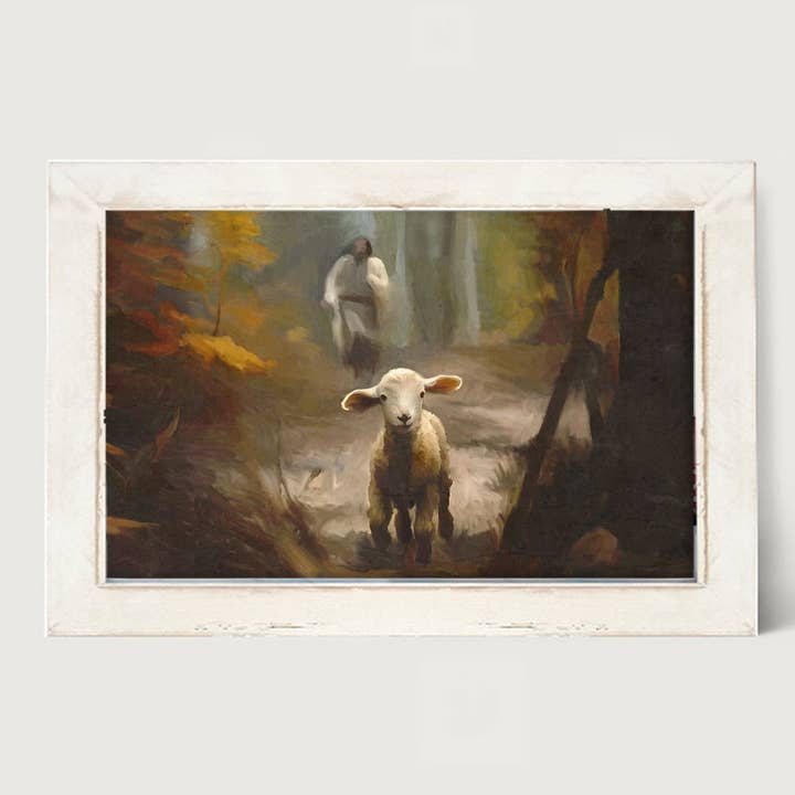 Little Lamb - Horizontal Frame for wholesale by ginger blue