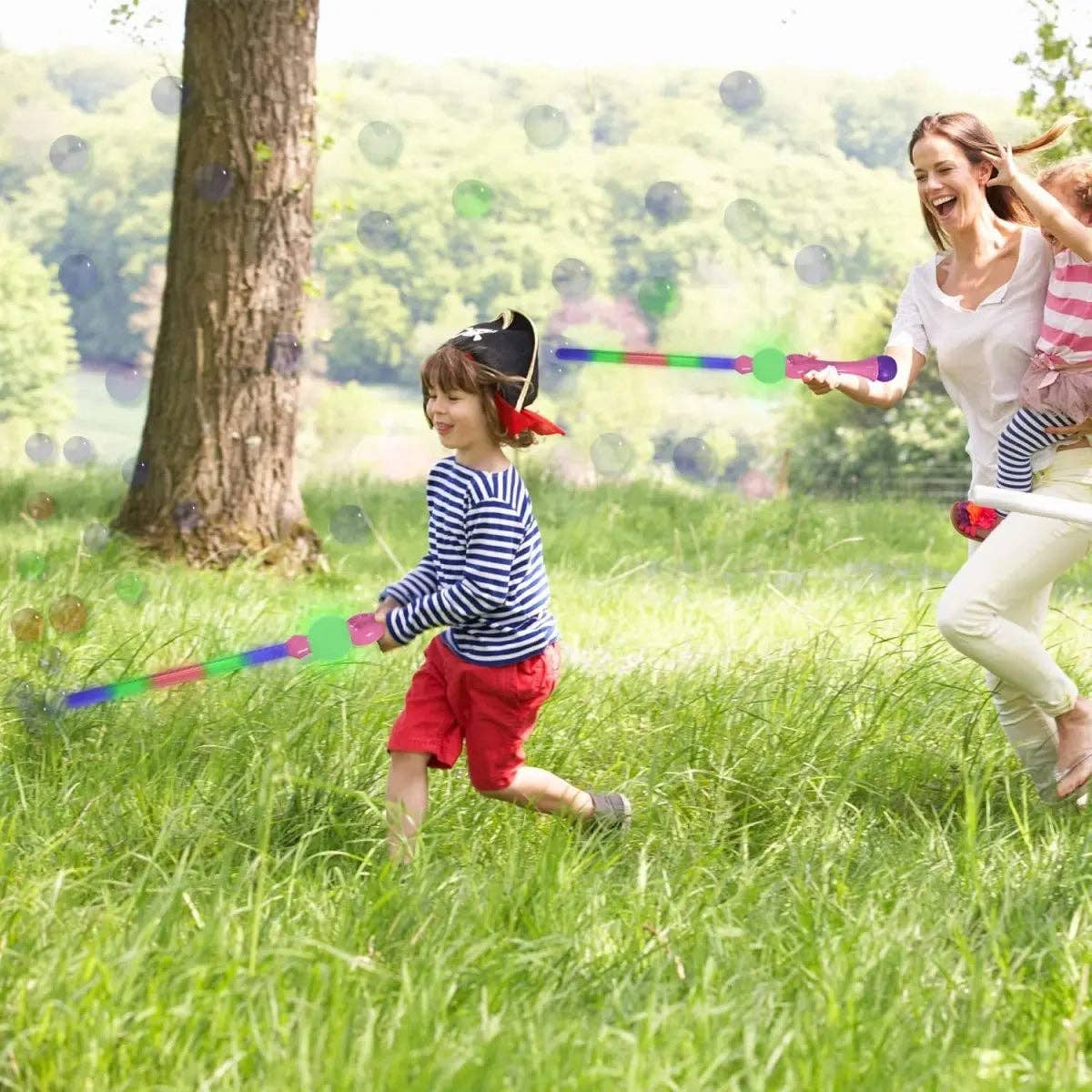 Party Expo, LLC - Wholesale Bubble Wand - Kids - 31.5"  Bubble Sword Pink with 2 Bubble Solution4