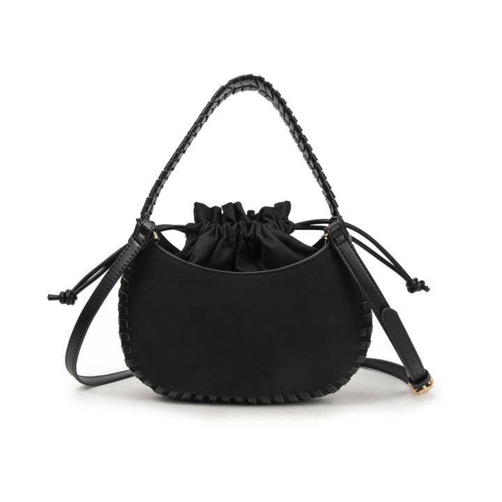 Handheld or shoulder bag Violette black for wholesale by Excess Paris