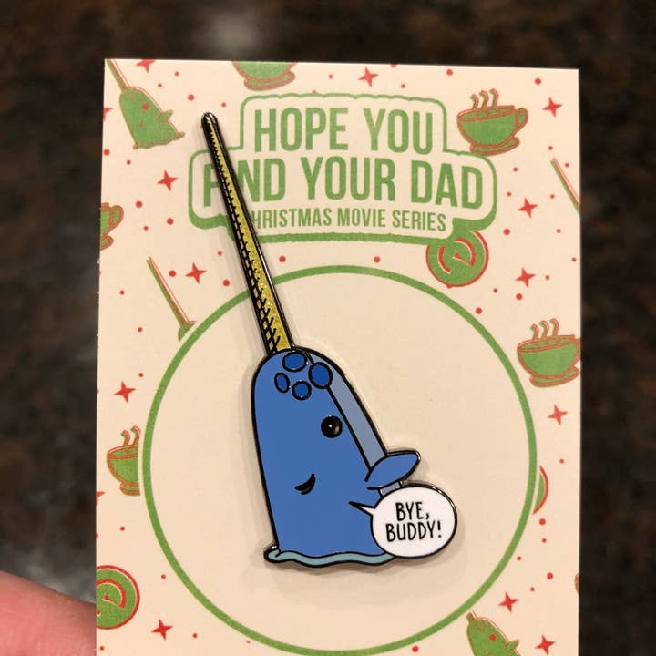 Mr Narwhal voor wholesale door Crumby Pins