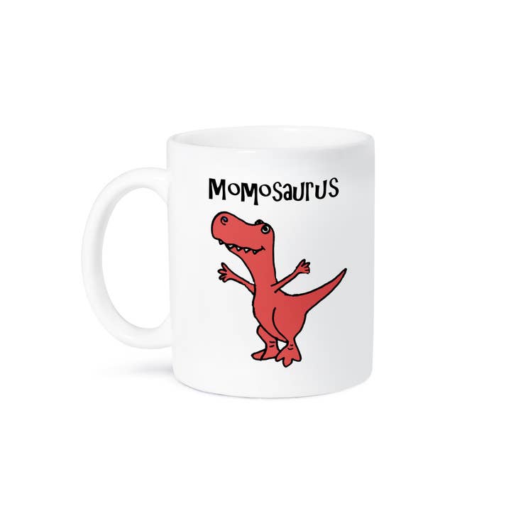 3dRose - Wholesale Coffee Mug - 3dRose, Funny Pink T-rex Dinosaur Momosaurus Mother Mom Cartoon, Mug8