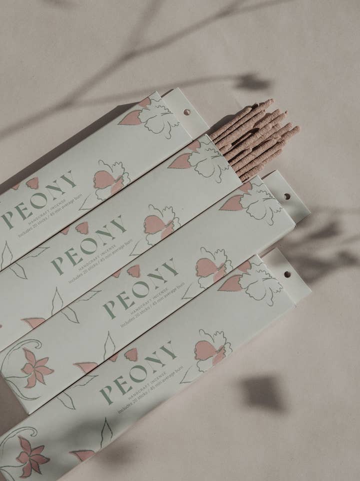 Handcraft Incense Peony for wholesale by Botanique