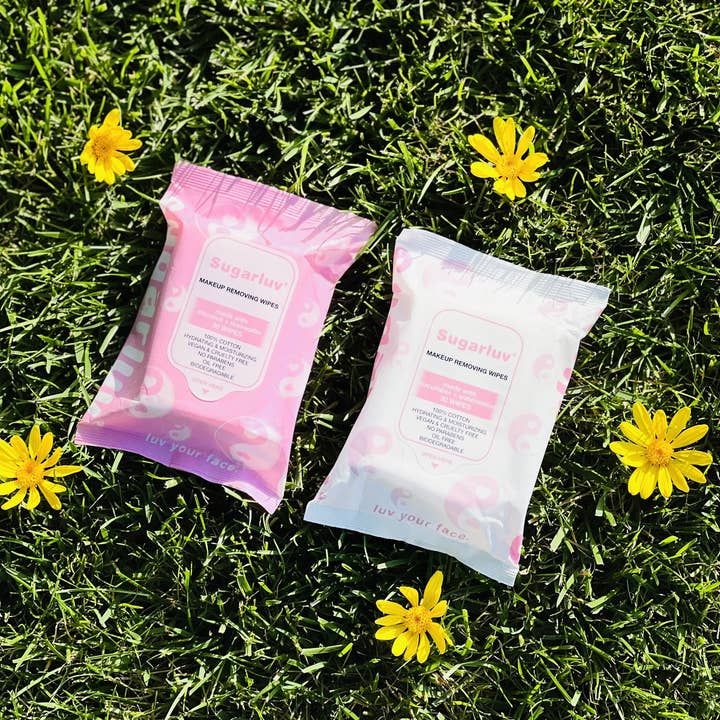 Sugarluv - Wholesale Makeup Remover - Facial Cleansing Wipes Micellar Cucumber/Watermelon 30 Count2