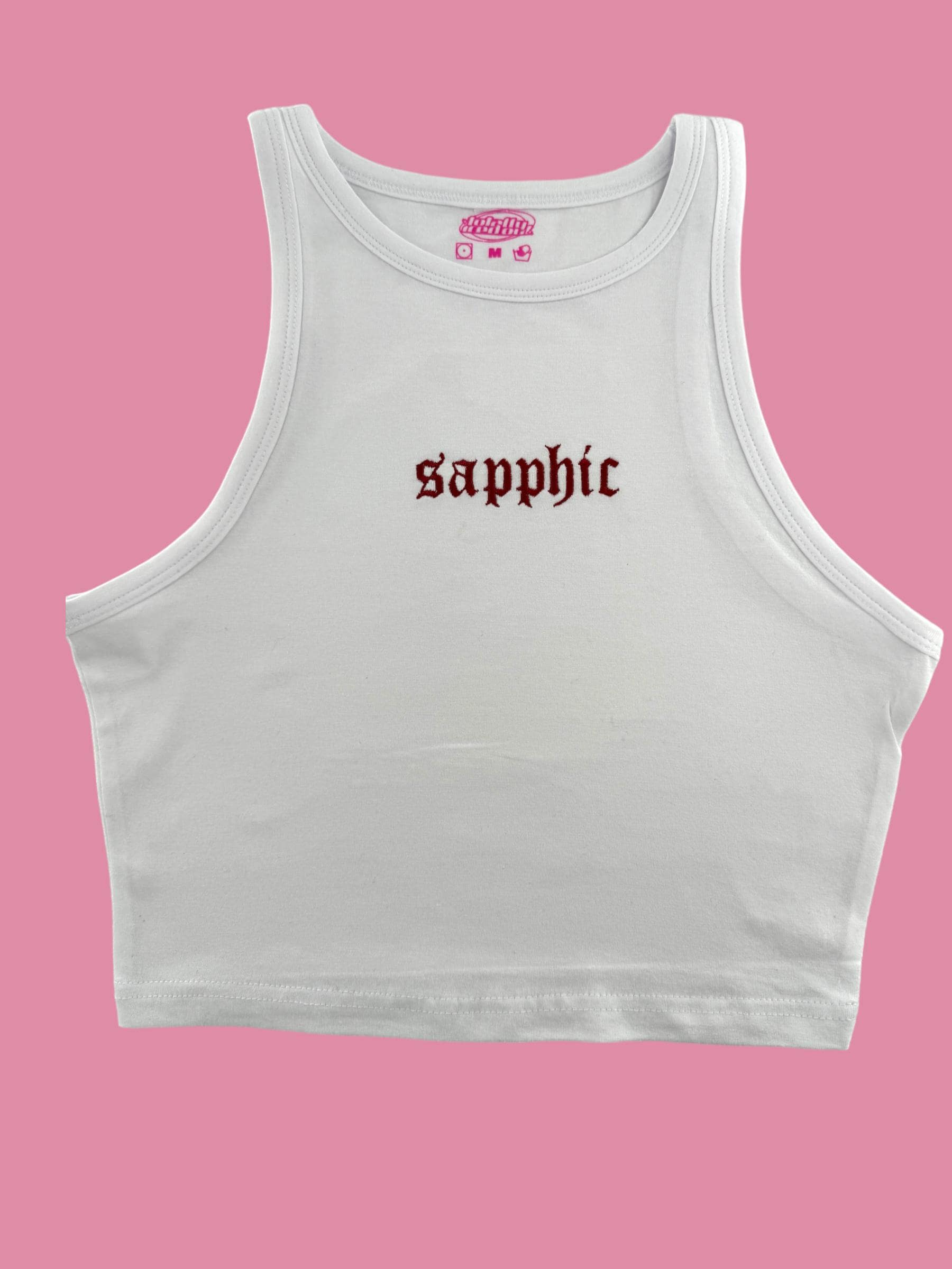 Totally Iced Out - Wholesale Tank Top - Women's - Sapphic Embroidered0
