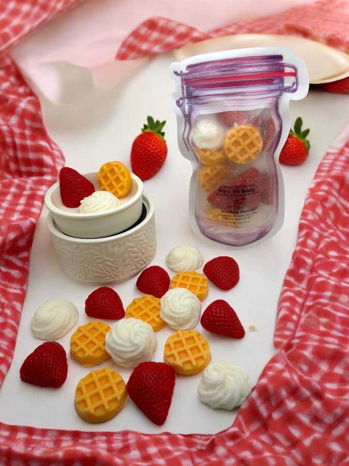 Strawberry Shortcake Wax Melts/Strawberry/ Summer Wax Melts for wholesale by Wax and Wix Bakery®